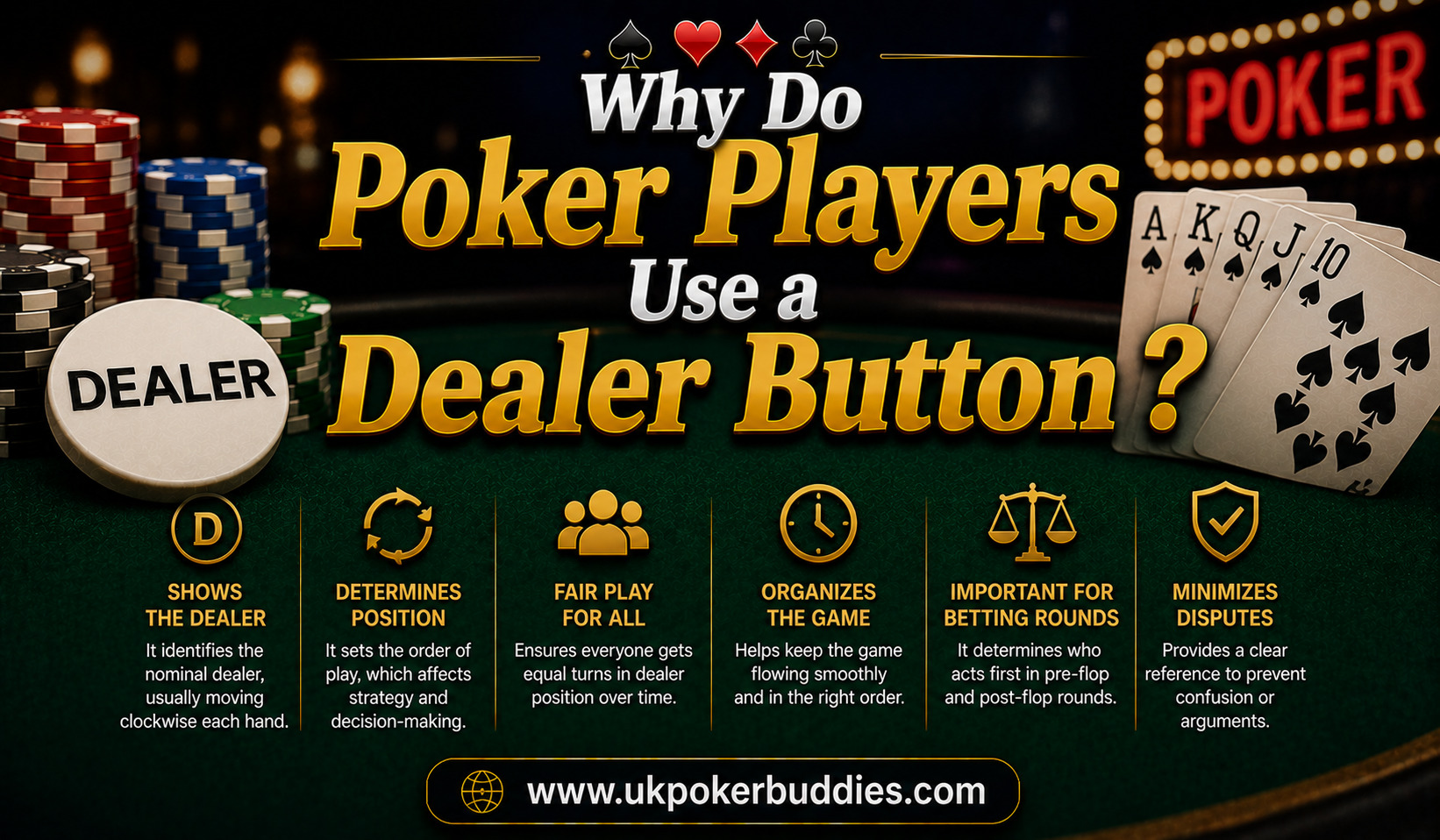 Why Do Poker Players Use a Dealer Button?