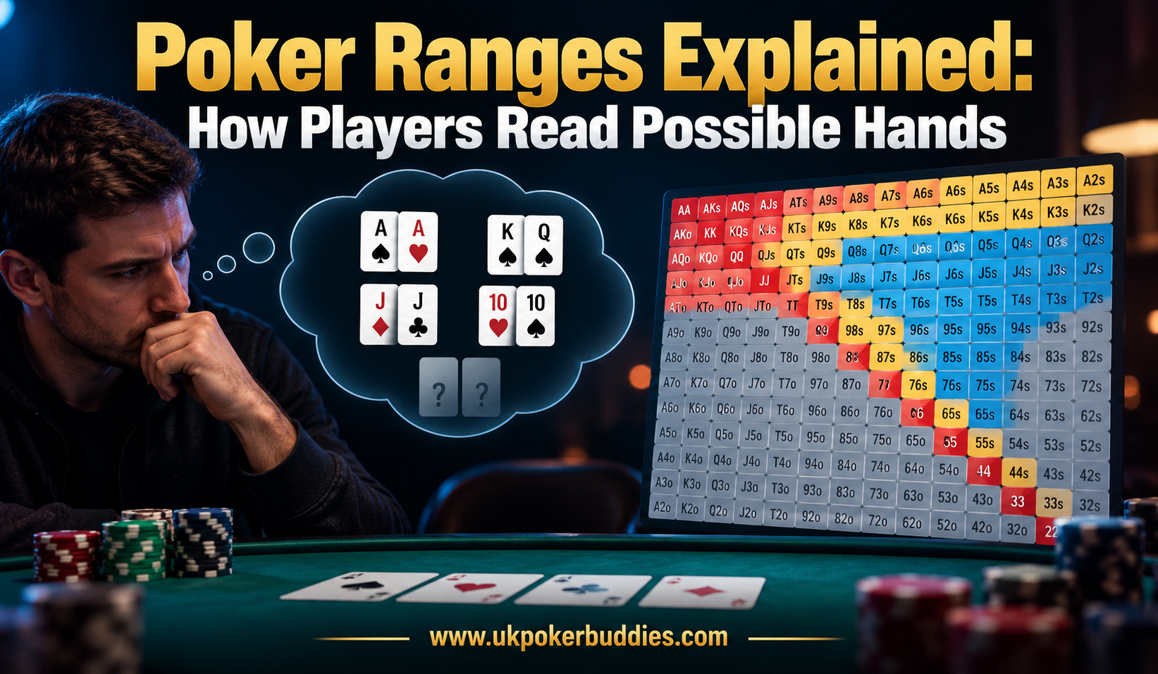 Poker Ranges Explained: How Players Read Possible Hands